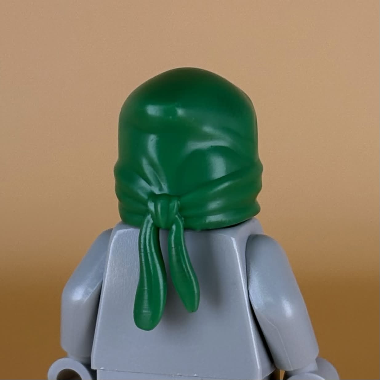 Elemental Ninja Hood (Green/Back Knot)