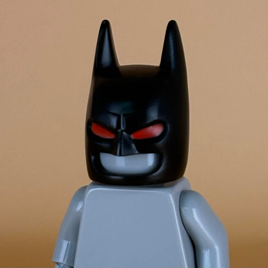 Night Crusader Cowl (Black Cowl/Red Eyes/Long Ears)