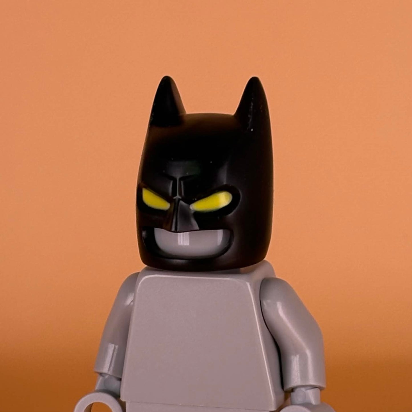 Night Crusader Cowl (Black Cowl/Yellow Eyes/Standard Ears)