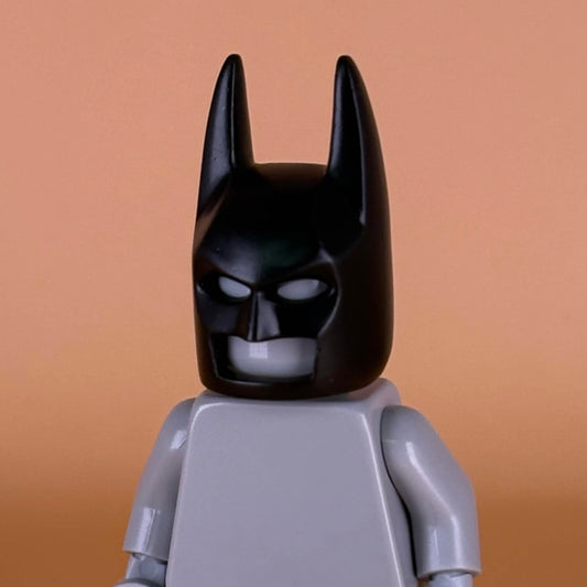 Night Crusader Cowl (Black Cowl/Hollow Eyes/Long Ears)