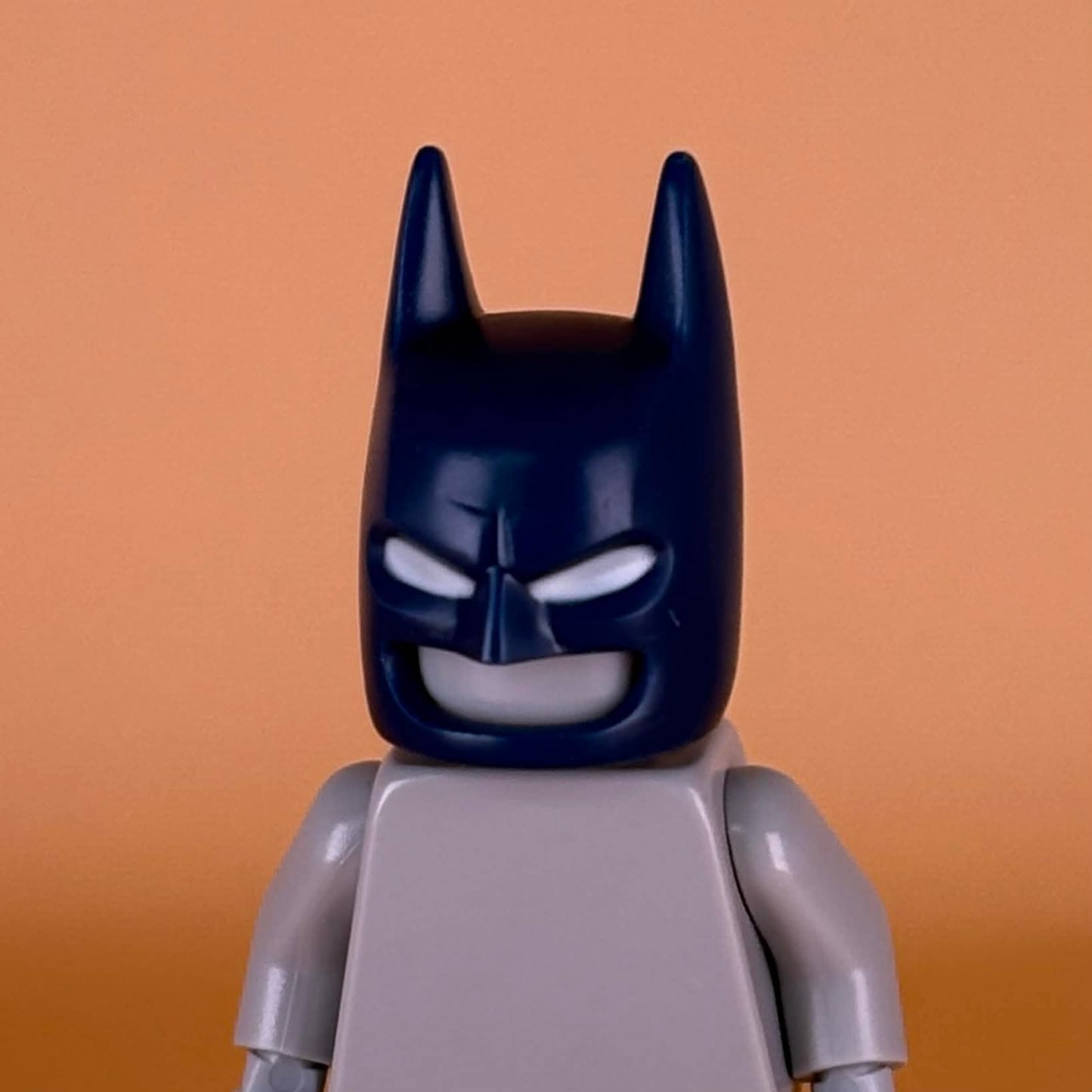 Night Crusader Cowl (Dark Blue Cowl/White Eyes/Long Ears)