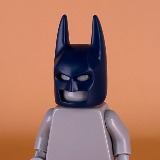 Night Crusader Cowl (Dark Blue Cowl/Hollow Eyes/Long Ears)