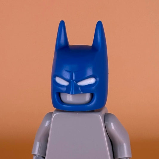 Night Crusader Cowl (Blue Cowl/White Eyes/Long Ears)